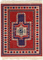 Snowflake Kazak Mouserug-6319 Snowflake Kazak Mouserug-6319
