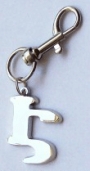 Armenian Initial Keychain "Eh"-0