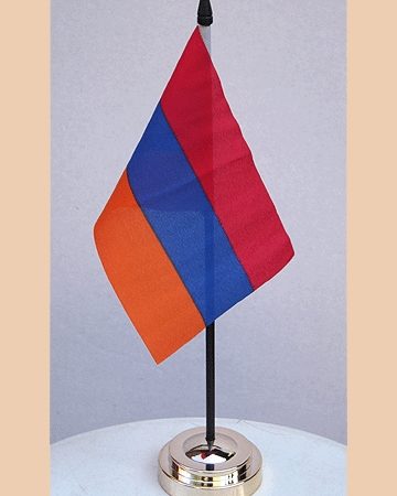 Hand-Held Desktop Flag of Armenia-0