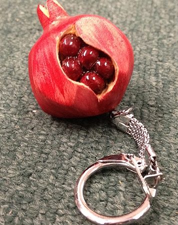 Pomegranate Keychain-0