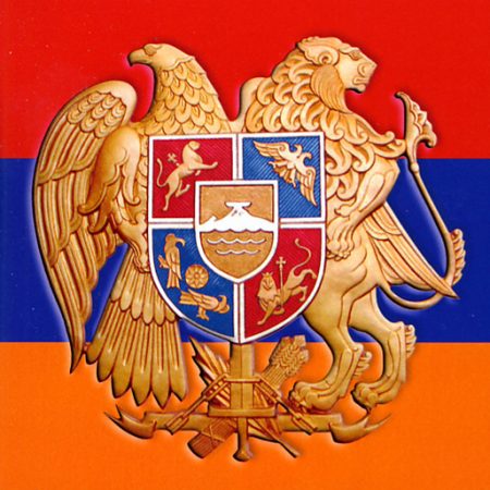 Armenia Flag and Emblem Sticker-0